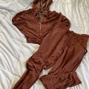 Fashion Nova Matching Jogger & Hoodie Set